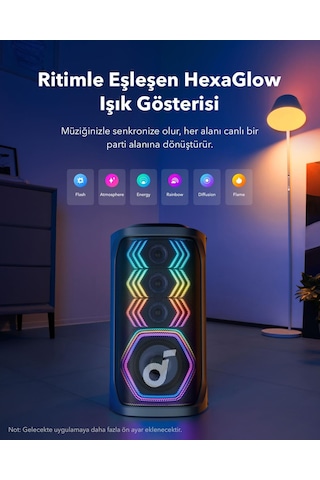 Anker Soundcore Rave 3 Aı Karaoke Bluetooth Hoparlör - A31a3
