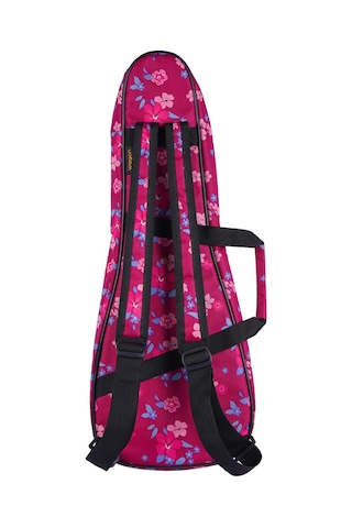 Wagon 04 Serisi Soprano Ukulele Çantası - Hibiscus Pembe
