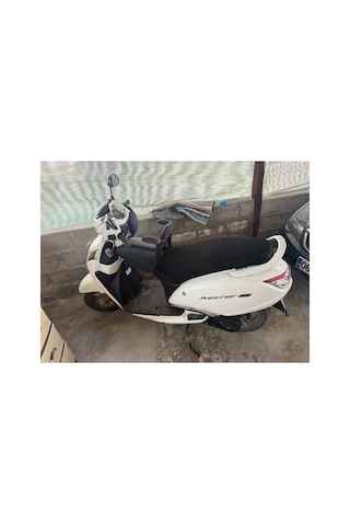 Jupiter Motosiklet Çocuk Koltuğu, Emniyet Kemerli, Siyah Deri, Kollu, 2-8 Yaş Arası, li