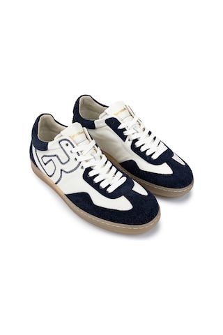 Barracuda Erkek Hakiki Deri Beyaz/lacivert Sneakers & Spor Ayakkabı 511 Bu3538b Erk Ayk Y25 Pılota/off Whıte Beyaz - Lacivert