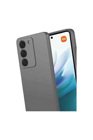 Xiaomi Redmi 15 4g Kılıf Biye Yumuşak Silikon Case Gri