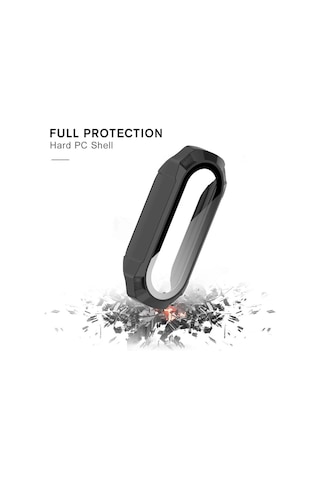 Smcase Xiaomi Mi Band 7 Tam Kapatan Darbe Korumalı Gard Ekran Koruyucu
