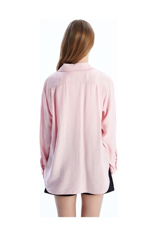 Lcwaıkıkı Classic Pembe Kadın Basic Gömlek