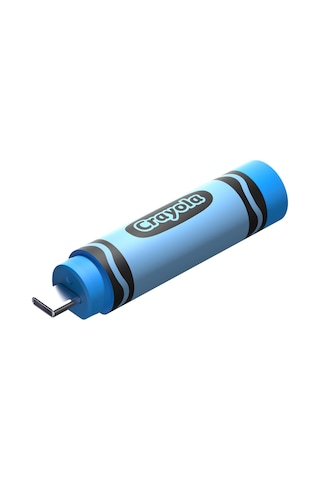 Sandisk 128gb Crayola Usb-c Flash Sürücü, Gök Mavisi - 300mb/s'ye