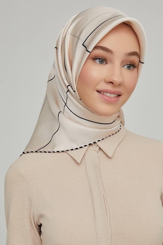 Armine Dj Saf İpek Eşarp 8655d T Nostalji Twill -06 Krem