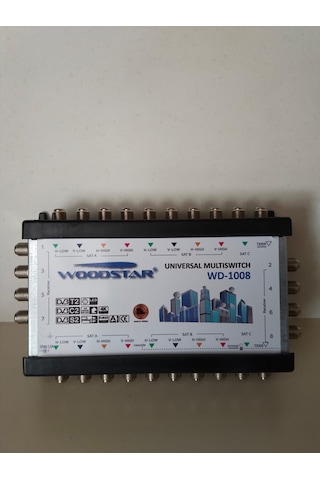 Woodstar Wd-1008 Dıseqc Multıswıtch Uydu Santrali