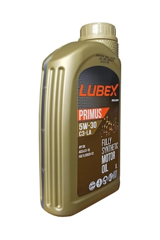 Lubex Primus 5W-30 C3-La Dpf Partiküllü Tam Sentetik Motor Yağı 6 x 1 L