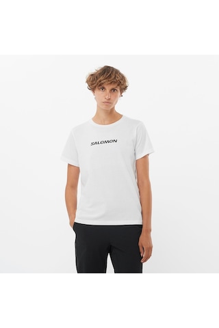 Salomon Logo Ss Tee W Whıte// T-shırt Lc2217600 001