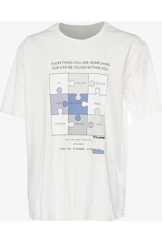 Hummel Hmldanniel Oversize Erkek Beyaz T-shirt 911884-9003 Beyaz