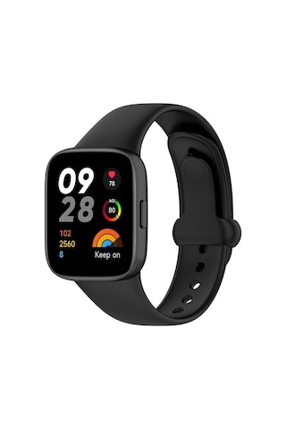 Xiaomi Redmi Watch 3 Origin Silikon Kordon Saat Değildir - Siyah