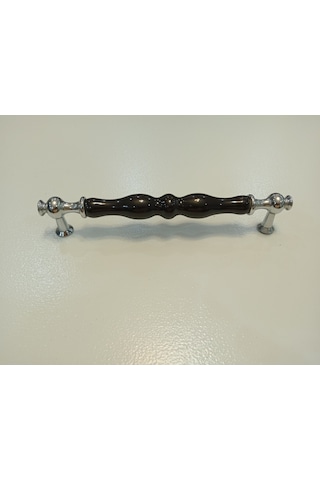 Rustik Porselen Siyah Mobilya Dolap Kulp 160 Mm