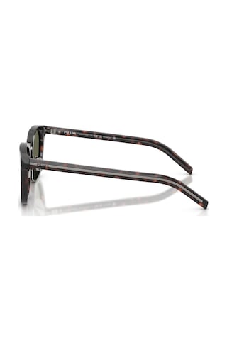 Prada Pr C01sd 17n03r 52 Unisex Polarize Aynalı Kırçıllı Kahverengi Oval Kemik Güneş Gözlüğü Kahverengi
