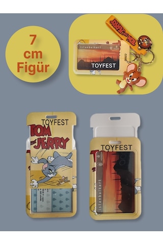 Toyfest Tom&jerry - Jerry Fare Figürlü Yumuşak Silikonlu Anahtarlık