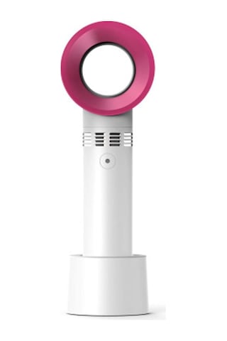 Taşınabilir Bladeless El Fanı Usb Şarj Edilebilir Mini Soğutucu Fanı Hava Soğutucu Fan 3 Kademeli