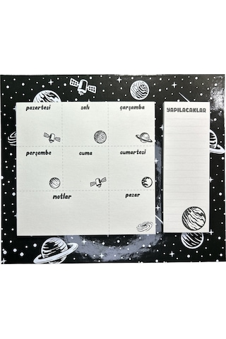 Ceren Hf01 25x21 104 Sayfa Haftalık Planner Ve Yapılacaklar - Uzay Diğer