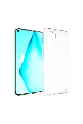 Huawei P40 Lite 5g Kılıf Tchs Süper Silikon Kapak - Renksiz Renksiz