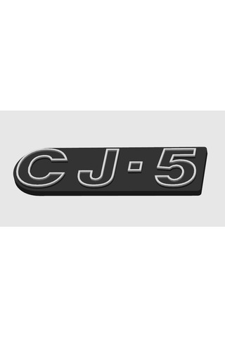 Jeep Cj5 Arka Logo 1 Adet