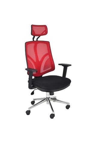 Kaya Ofis Jasper Yönetici Koltuğu Ofis Sandalyesi Kırmızı
