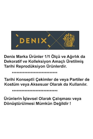 Denix Duello Set Pistol 1825 İtaly Koleksiyon Obje 39cm Teşhir Ürün