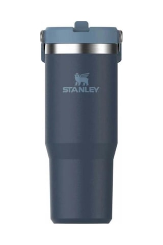 Stanley The Iceflow Flip Straw Pipetli Termos Bardak 0,89 Lt Lacivert