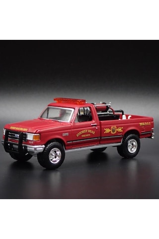 Greenlıght 1990 Ford F-250 Pıckup Truck Smokey Bear Serıes 31/64 Model Araba