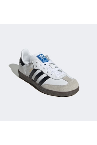 adidas Originals Samba Og Çocuk Beyaz Spor Ayakkabı Düz Ie3677 Beyaz