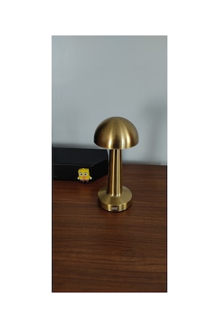 Cata Lizbon 3 Renk Işık Modlu Şarjlı Dim Edilebilir Metal Dekoratif Masa Lambası Ct-8429 Gold Diğer
