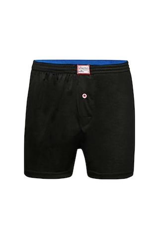 Saran Erkek Havlu Bel Pamuk'lu Boxer 3104 - 10 Adet Siyah