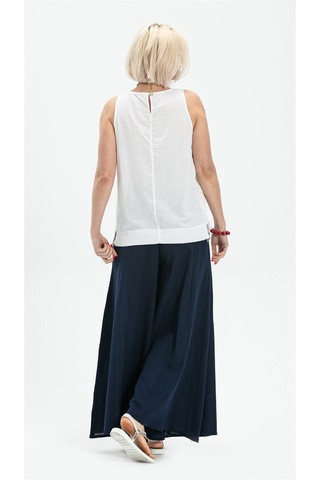 Kolsuz Poplin Zeyno Bluz Beyaz Byz Beyaz