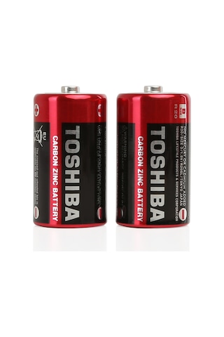 Toshiba R20Kg Blisterli Büyük Boy D Pil 2'li