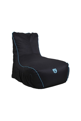 Rudu Dev Xxl Puf Oyuncu Koltuğu Lüks Puf Armut Mavi