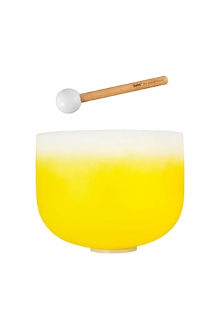 Sela 30cm Kristal Singing Bowl - Plexus Chakra - Mi 432hz Seccu12e