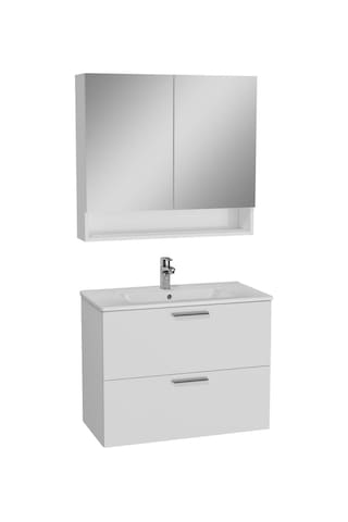 VitrA Mia Banyo Dolabı Seti 80 Cm Beyaz 66050 Beyaz
