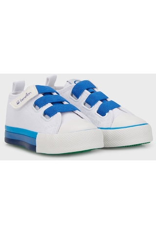 United Colors Of Benetton Unisex Çocuk Ayakkabı Bn-30649 Beyaz-saks Beyaz - Saks Mavi