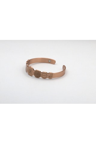 Dualı Mıknatıslı Doğal Bakır Bileklik Bakır