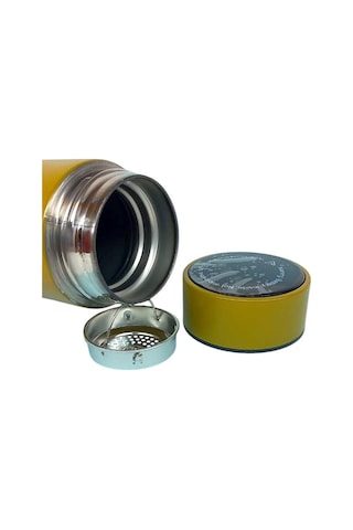 Kişiselleştirilebilir Dereceli Termos 05 Lt Sarı Renk Sarı