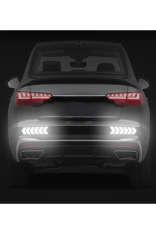Ok İşareti Reflektörlü Oto Aksesuar Sticker Işıldak Yapıştırıcı