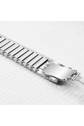 Watch 42mm Uyumlu Krd-35 Metal Zore Kordon Gümüş