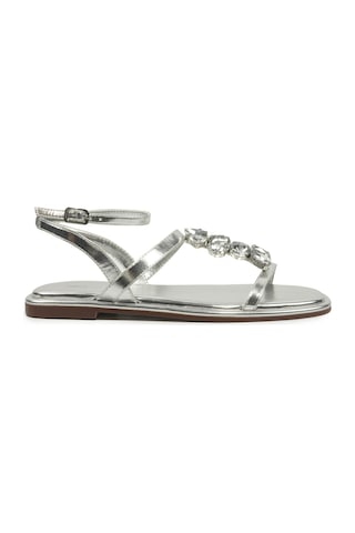 Nine West Ophelı 6fx Gümüş Kadın Düz Sandalet 000000000102052481 Gümüş