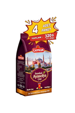 Elekaltı İstanbul Ayasofya Çayı 80 Gr. Dörtlü Paket