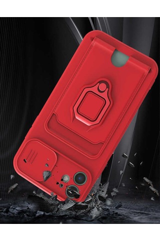 Apple Uyumlu iPhone 11 Kılıf Zore Pelit Kapak Koyu Yeşil