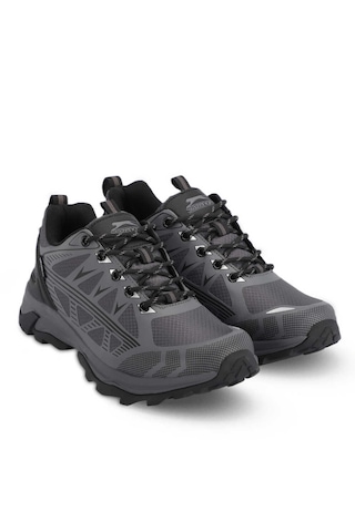 Slazenger Wılton Su Geçirmez Erkek Outdoor Ayakkabı Koyu Gri Koyu Gri