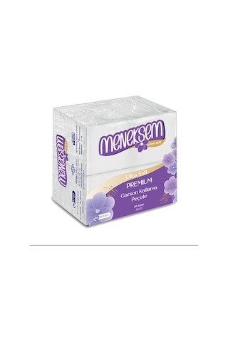 Menekşem Premium Garson Katlama Peçete 33x33 Cm 80 Li X 48 Paket, Toplam 3840 Adet, 2 Katlı