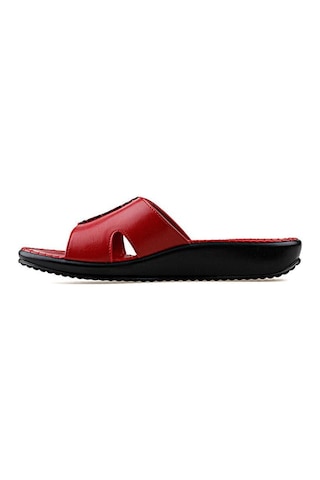 Ceyo 9200-3 Fashion Anatomik Kırmızı Kadın Terlik 36-41