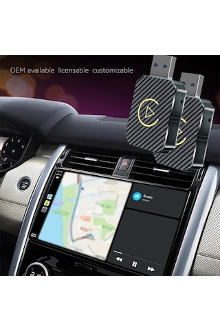 Didadodo Car-play Kablosuz Adaptör Android Auto Kablolu, Android Auto Uyumlu