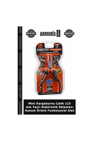 Mini Kargaburnu Çelik 115 Mm Yaylı Elektronik Ekipmanı Sunum Ürünü Fonksiyonel Alet