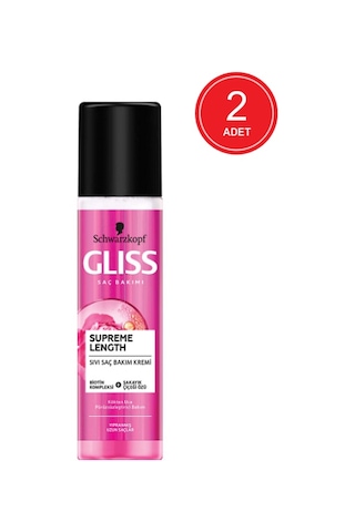 Schwarzkopf Gliss Supreme Length Sıvı Saç Bakım Kremi 2 x 200 ML