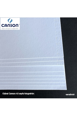 Resim Kağıdı, Sulu Boya Kağıdı, A3 297x420mm 200gr-30 Sayfa