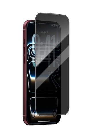 Apple iPhone Uyumlu 18 Pro Max Wiwu Gt-034 Glass Ultra Privacy 3d Hayalet Ekran Koruyucu Cam Uygulama Aparatlı