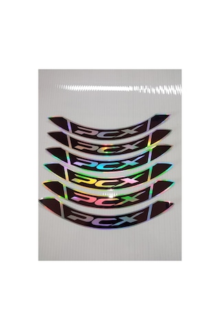 Honda Pcx Hologram Jant Şerit Sticker